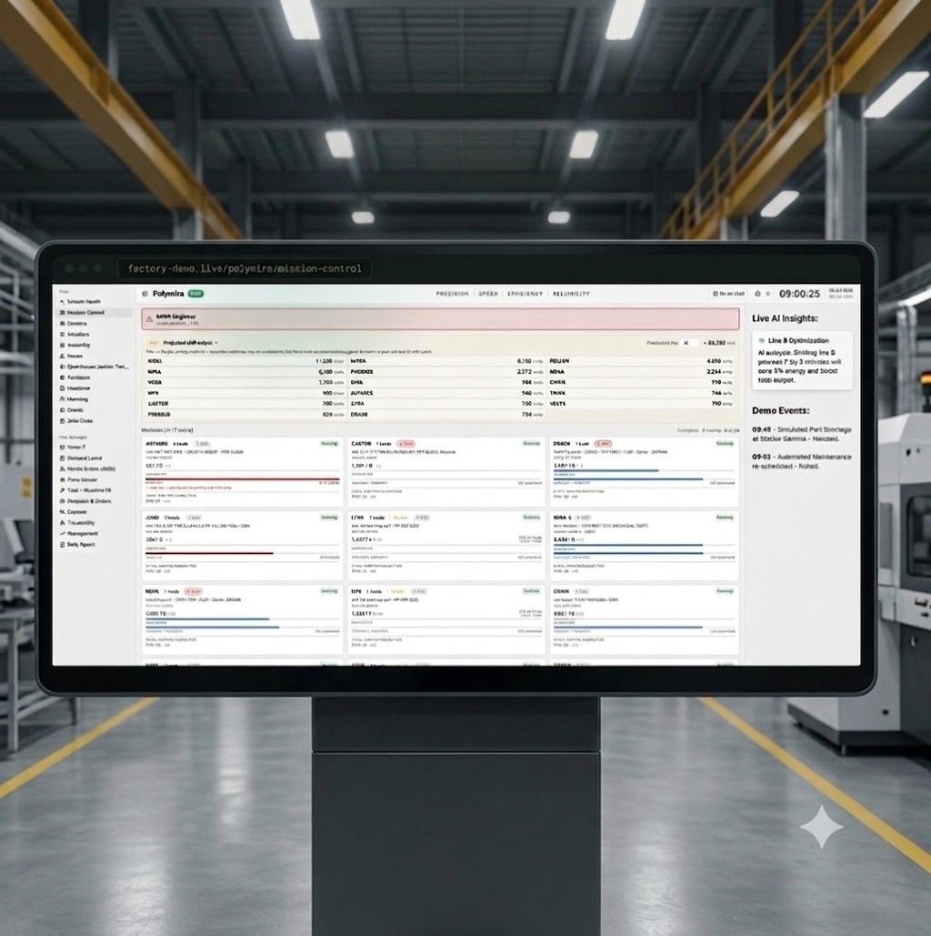Manufacturing KPI dashboard — demo build